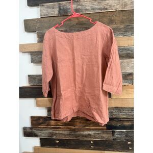 NotPerfectLinen linen top size L